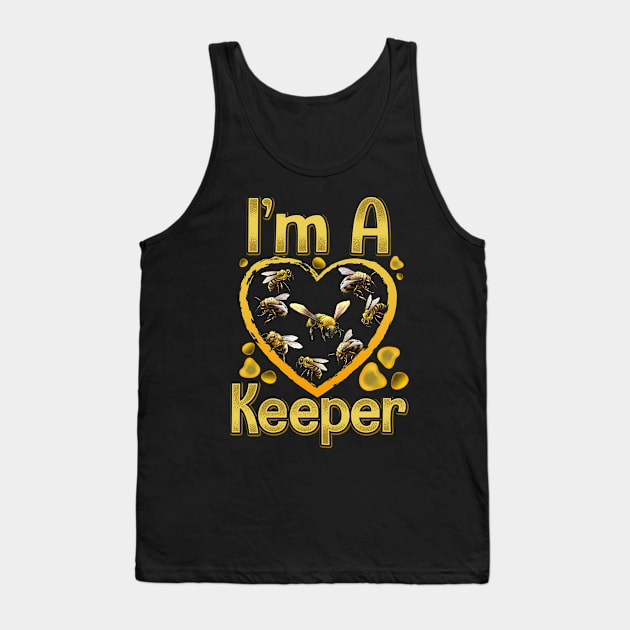 I'm A Bee Keeper Beekeeping Tee Honeybee Apiarist Beekeeper Tank Top by Proficient Tees